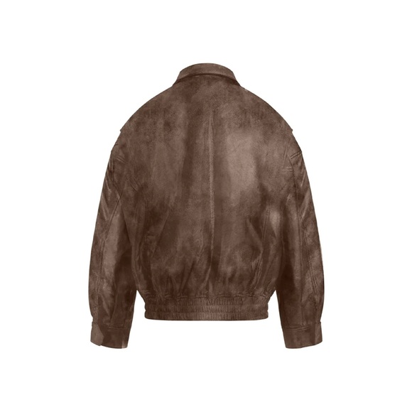Lioness Kenny Bomber Jacket Oversized | Chocolate A1 - Picture 8 of 11